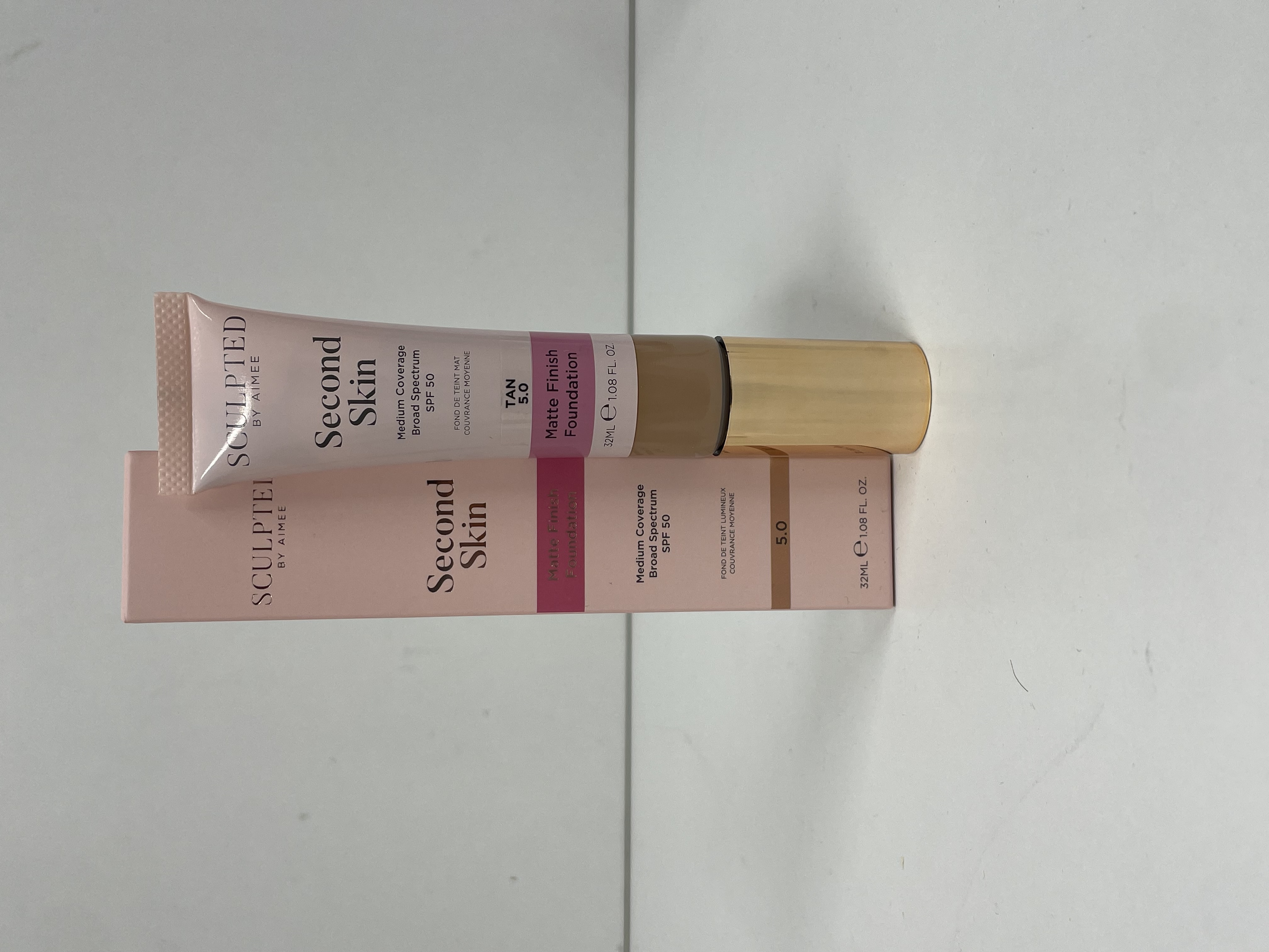 Sculpted by Aimee Second Skin Matte Finish Foundation - 5.0 Tan