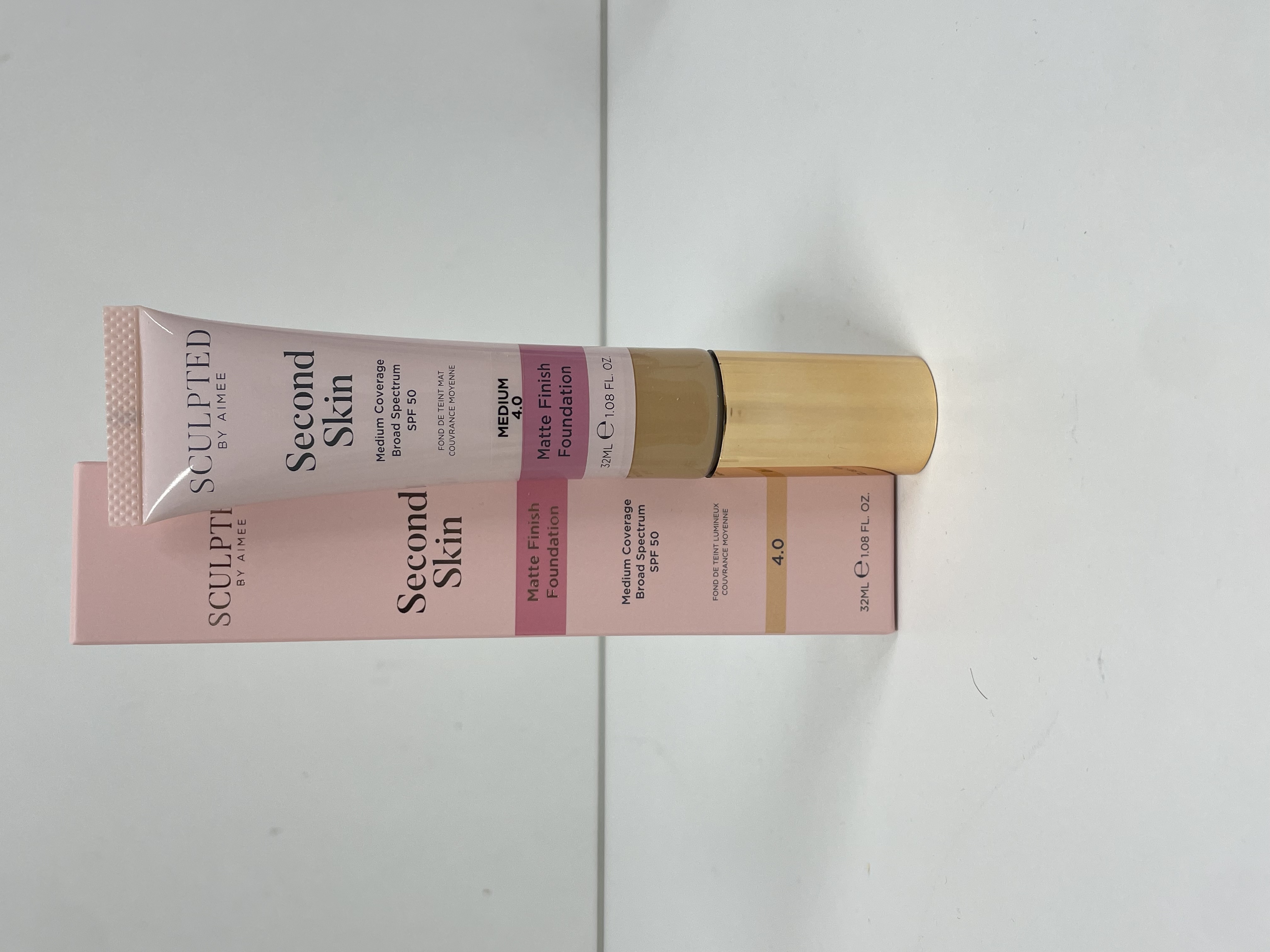 Sculpted By Aimee Second Skin Matte Finish Foundation - 4.0 Medium