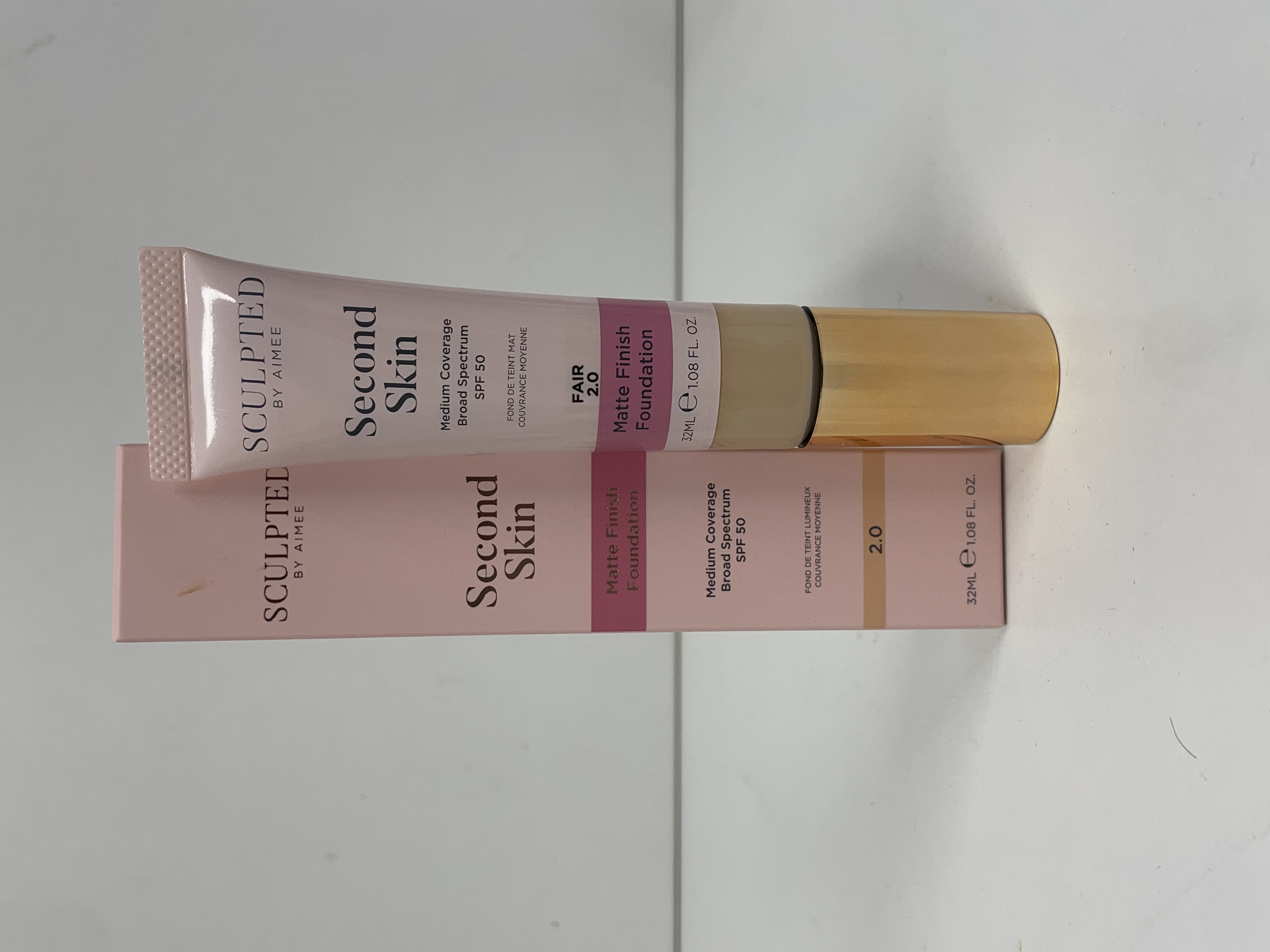 Sculpted By Aimee Second Skin Matte Finish Foundation - 2.0 Fair