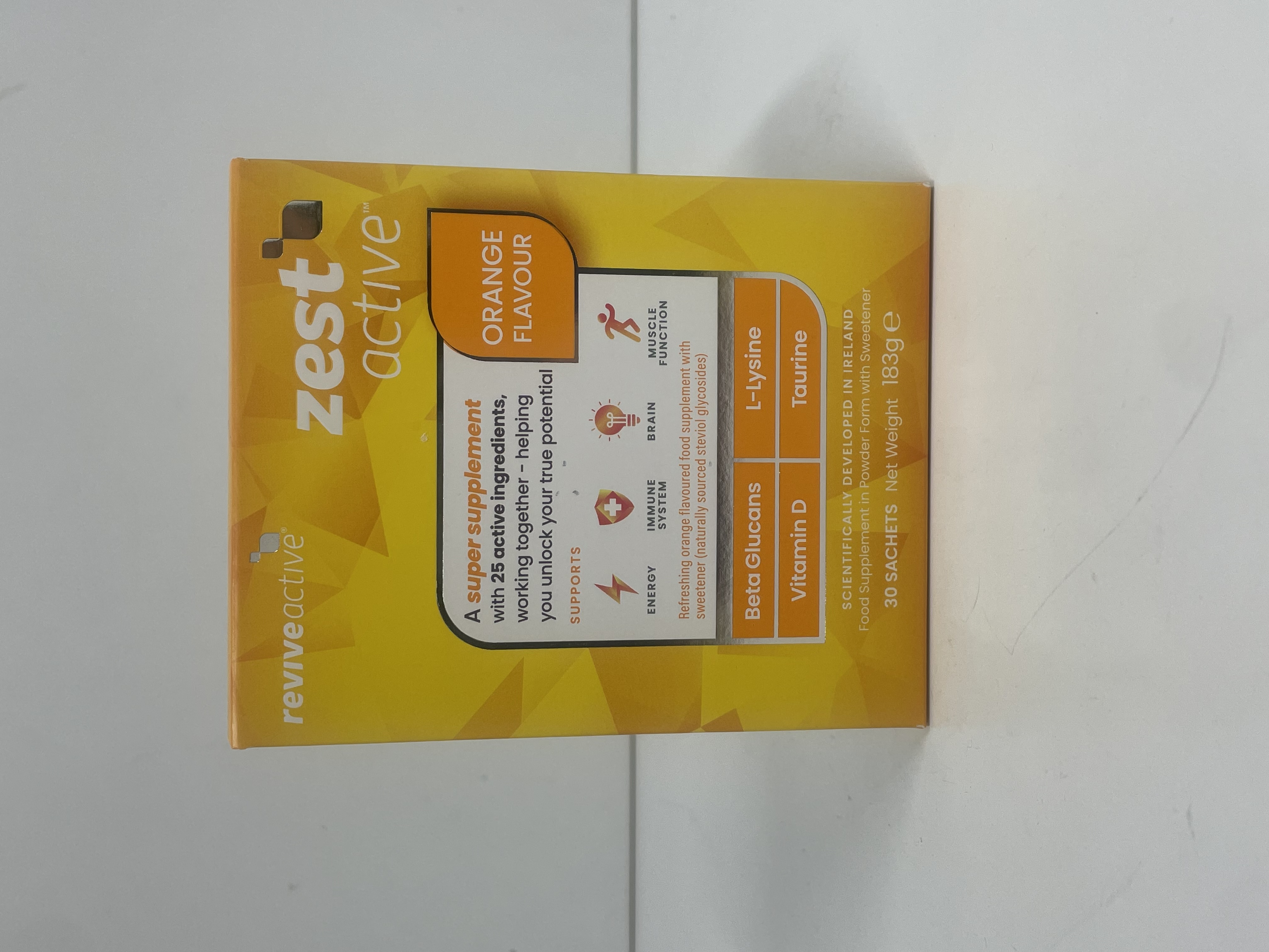 Revive Active Zest Active Orange Flavour - 20 Sachets