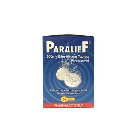 Paralief Effervescent 500mg Tablets - 12 pack