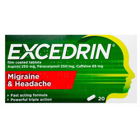 Excedrin Migraine and Headache Tablets - 20 pack