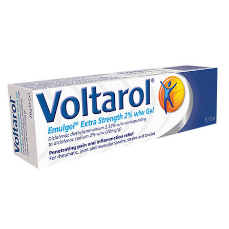 Voltarol Emulgel Extra Strength 2% w/w Gel - 30g