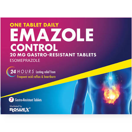 Emazole Control 20mg Gastro Resistant Tablets - 7 pack