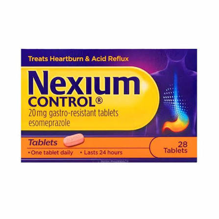 Nexium Control 20mg Gastro Resistant Tablets - 28 Pack