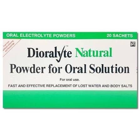 Dioralyte Natural - 20 Sachets