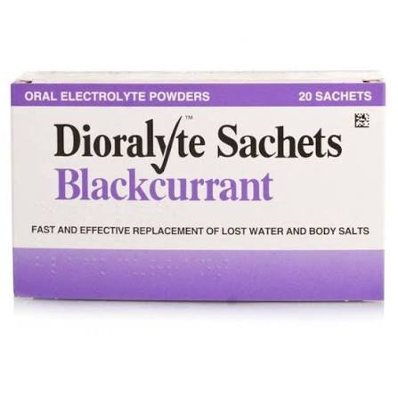 Dioralyte Blackcurrant - 20 Sachets