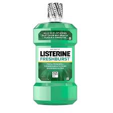 Listerine Fresh Burst Anti - Plaque Mouthwash - 500ml