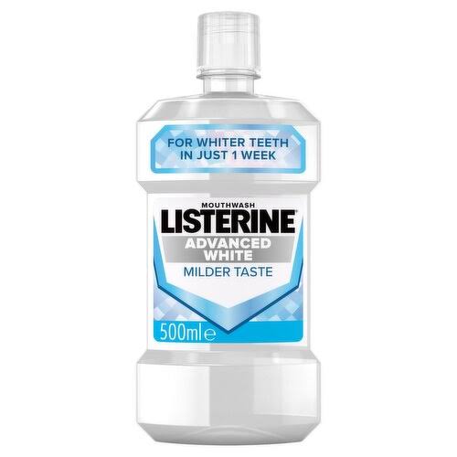 Listerine Advanced White Mouthwash - 1l