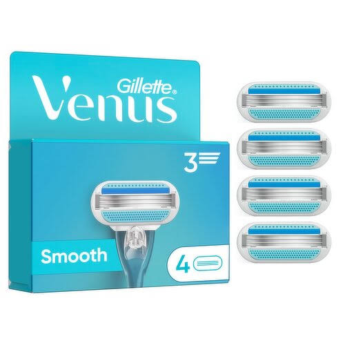 Gilllete Venus Smooth Razor Heads - 4 pack