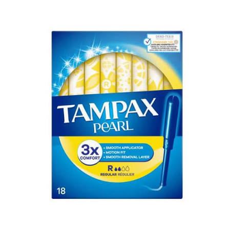 Tampax Pearl Tampons - 18 pack