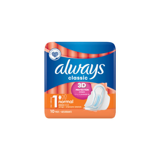 Always Classic Normal Pads - 10 Pads