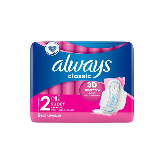Always Classic Super Pads - 9 Pads