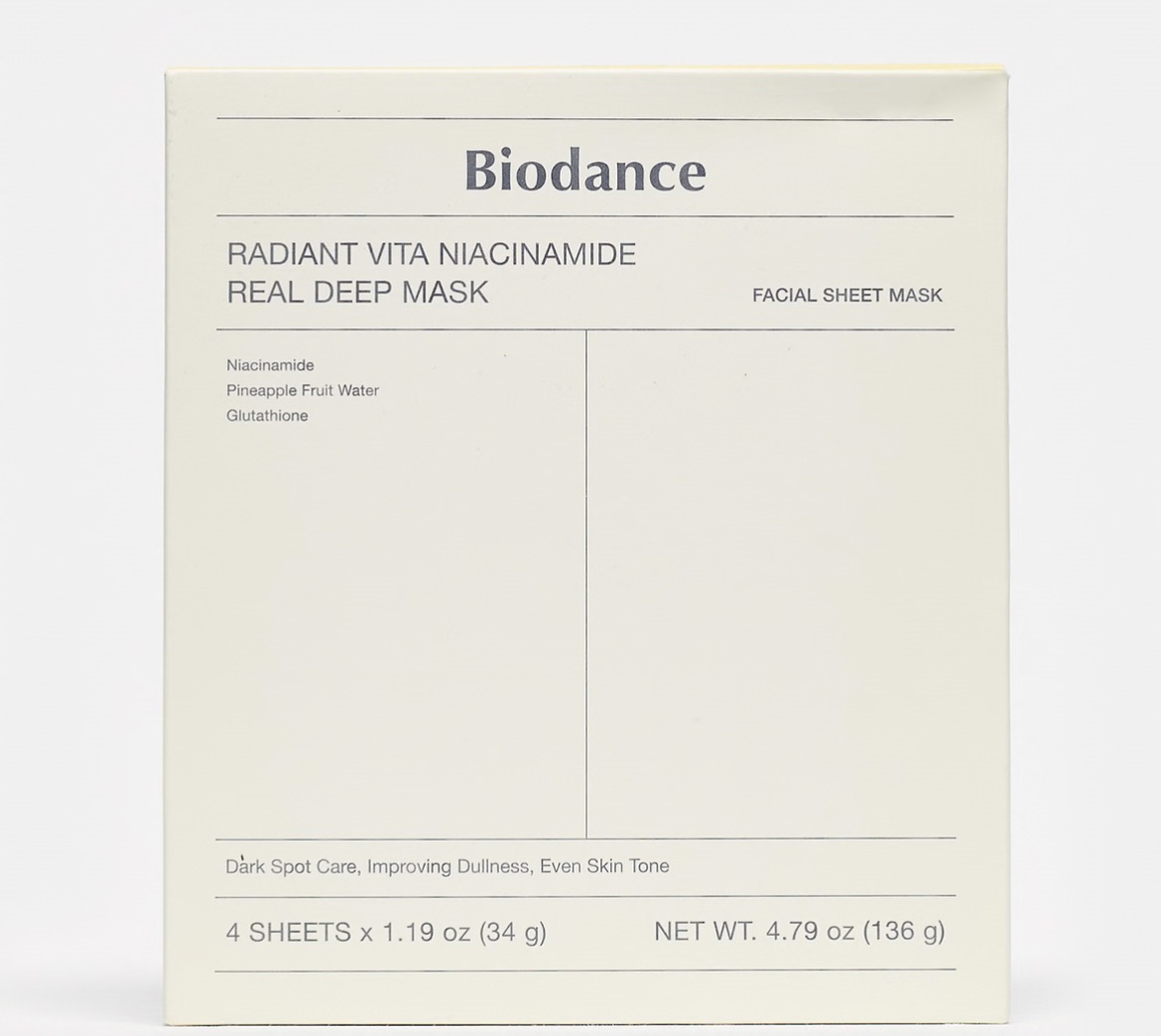 BioDance Radiant Vita Niacinamide Real Deep Mask