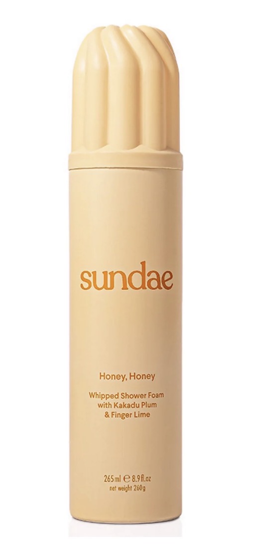 Sundae Shower foam Honey Honey with Kakadu Plum + Finger lime