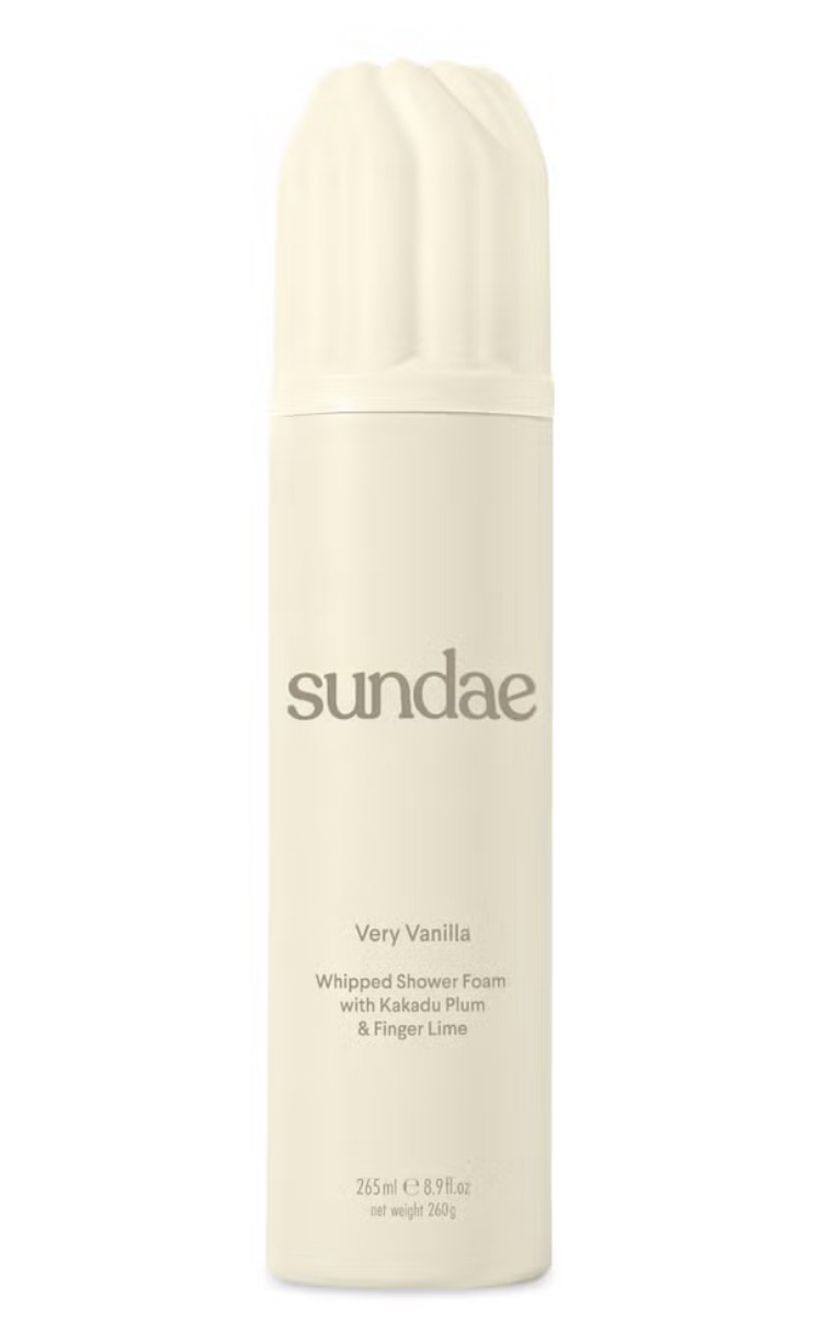 Sundae Shower foam Very Vanilla with Kakadu Plum + Finger lime