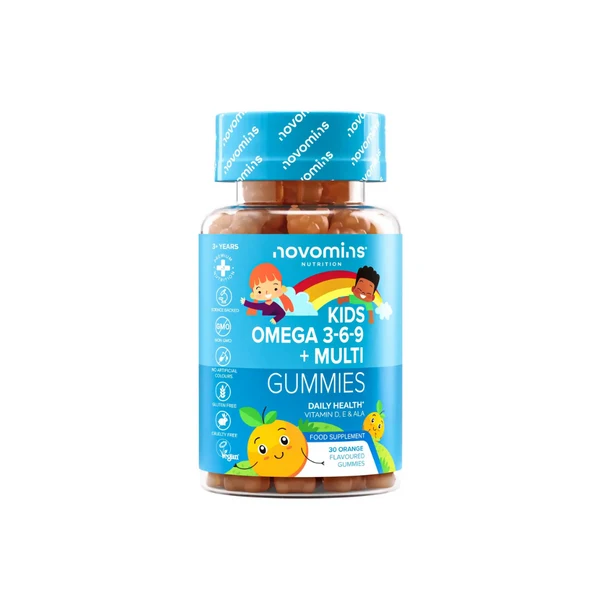 Novomins Kids Omega 3-6-9 + Multi Gummies